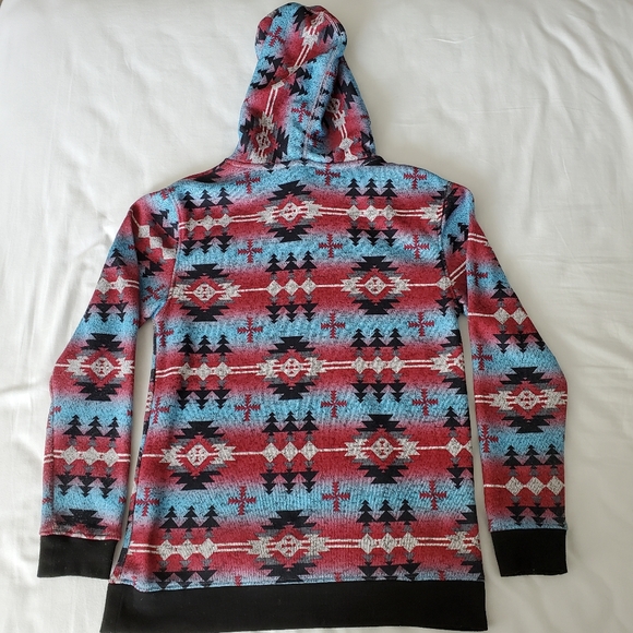 Buckle Departwest Hoodie, Medium, Red and Blue - Picture 5 of 9